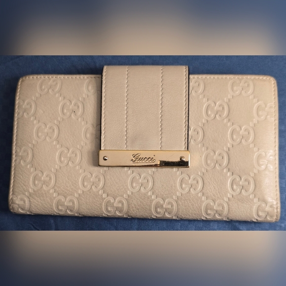GUCCI GG Long Leather Wallet- Excellent Condition - Picture 1 of 16